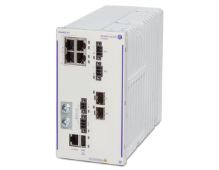 Alcatel Lucent OS6465-P6-EU OmniSwitch 6 Ports Fixed-configuration Hardened Fanless Compact DIN-mount chassis Gigabit Ethernet PoE Switch
